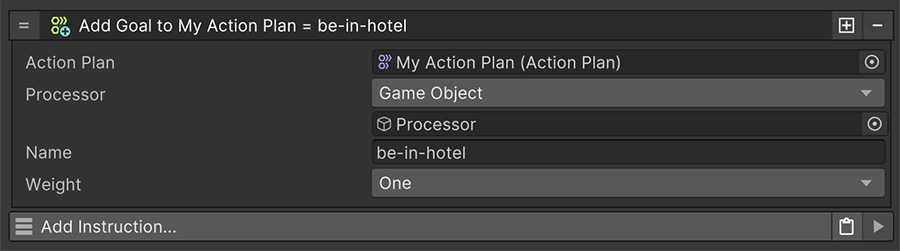 GOAP Add Goal Instruction