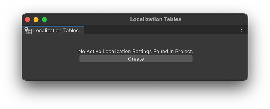 Localization Create Table