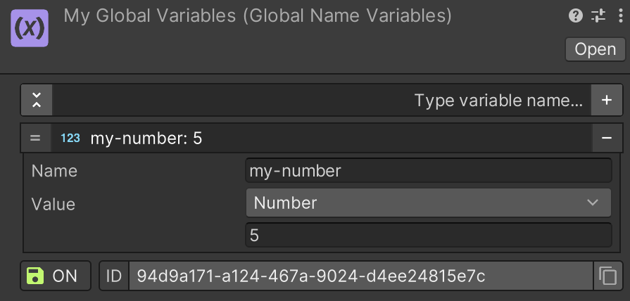 Global Name Variables