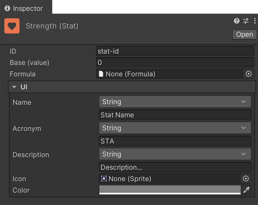 Stat Asset